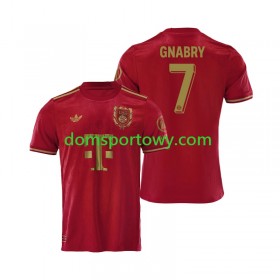 Koszulka Bayern Monachium 125th Serge Gnabry 7 Anniversary Domowe Koszulki Piłkarskie Czerwony 2024-2025 Krótki Rękaw